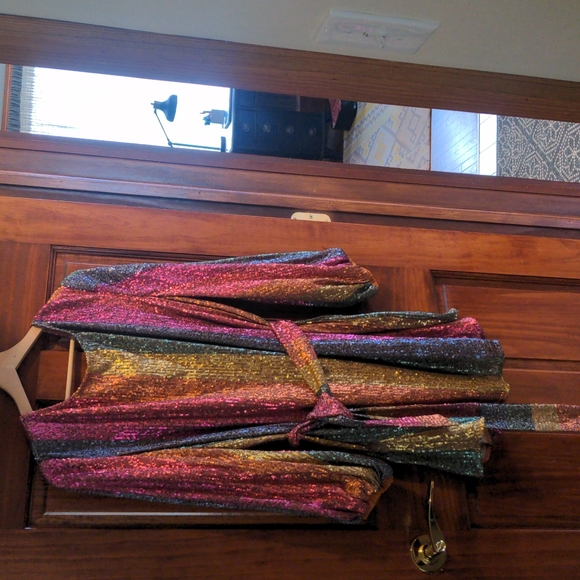 FARM Rio Dresses & Skirts - Farm Rio - Rainbow sequin mini dress multi 🌈 - Medium M